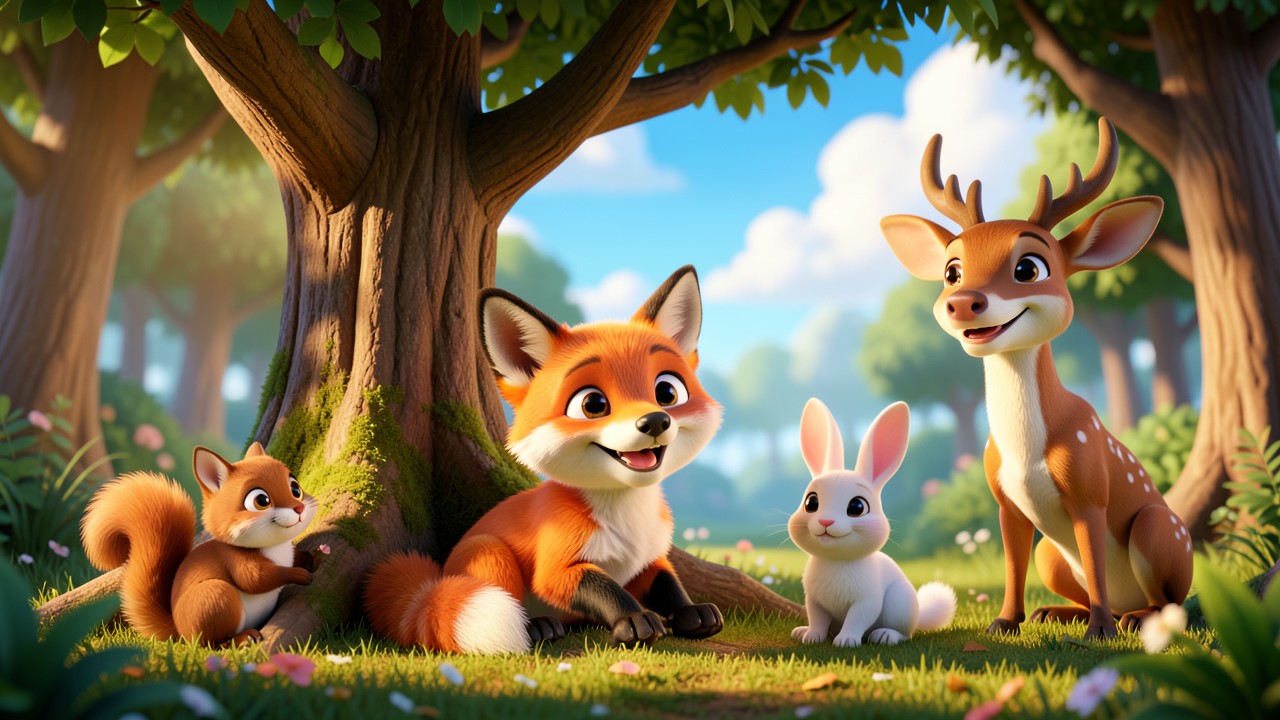 Kurze Kindergeschichte vom Lachenden Fuchs