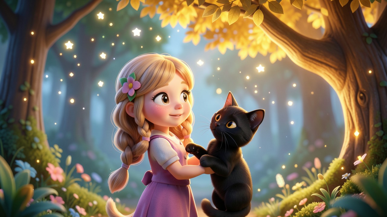 Histórias Clássicas Infantís: O Gato Preto e a Menina Perdida