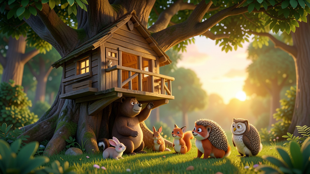 Fairy Tales About Bears: The Bear Who Loved to Share