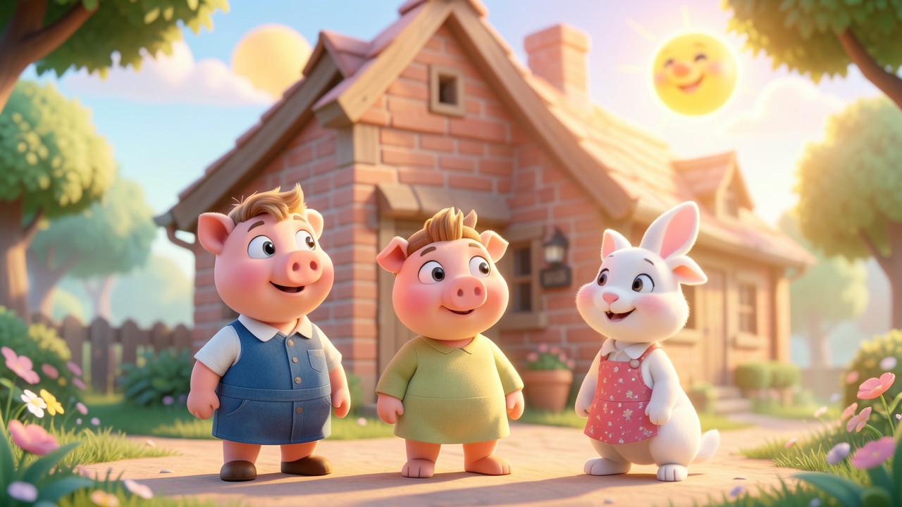 Full Story of the Three Little Pigs