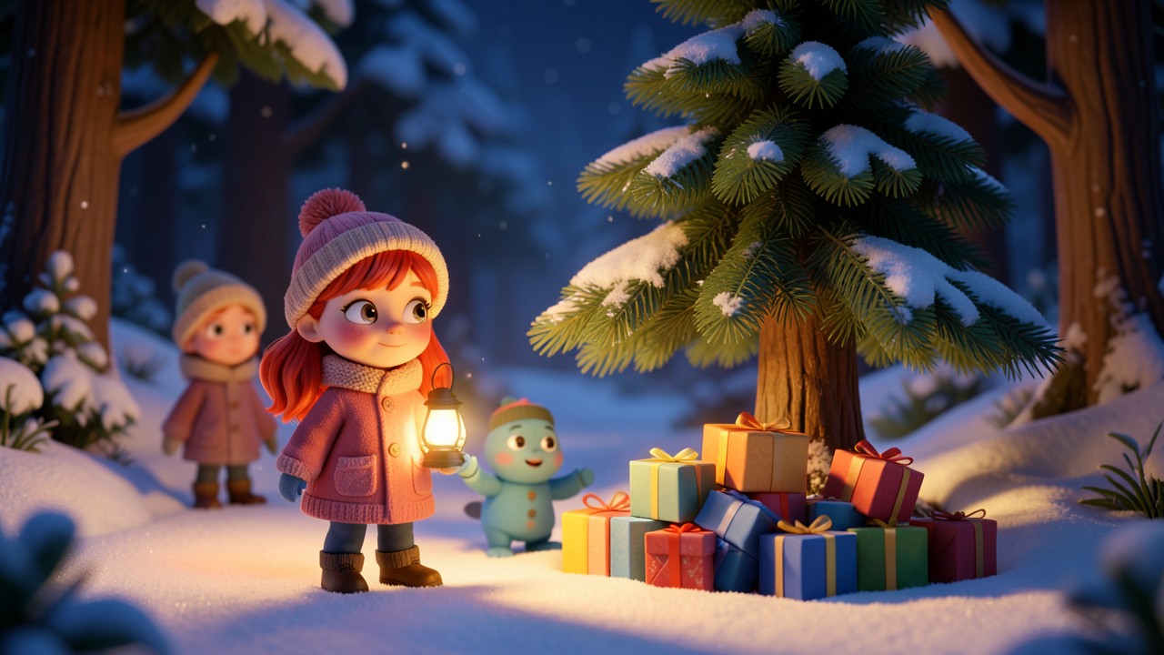 Noël contes et les cadeaux du père Noël