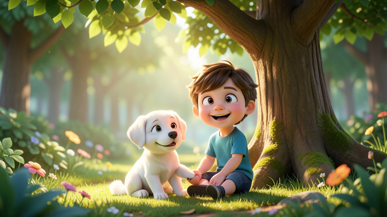 História Infantil Gospel: O Menino e o Cachorro que Sabia Cantar