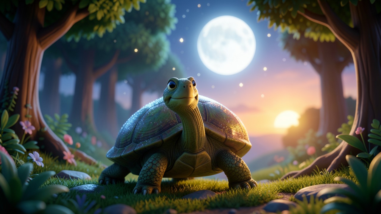 Stories with Animals: The Tale of Tilly the Turtle and the Moonlit Race