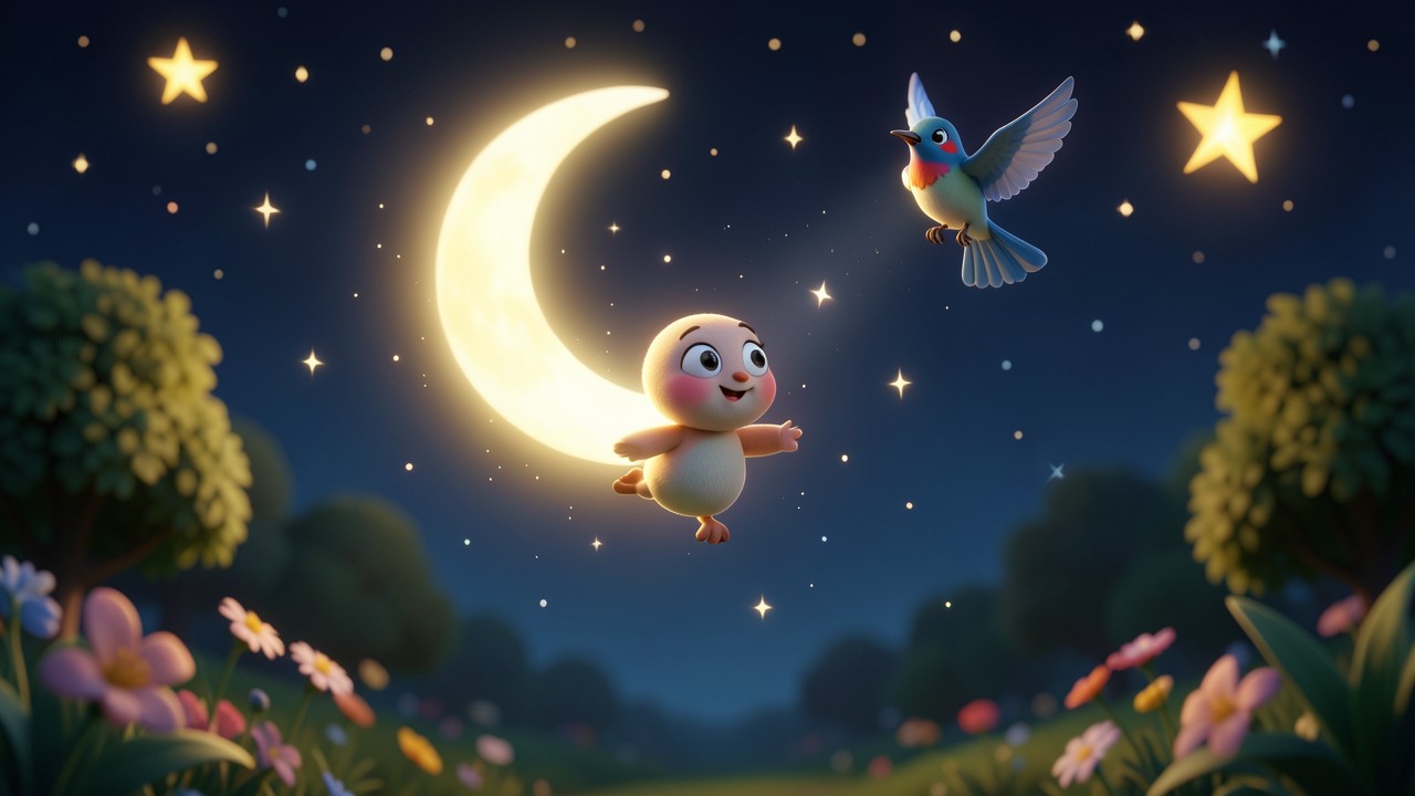 A Very Small Story About a Little Moonbeam