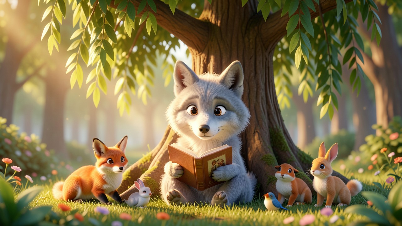 A Wolf Story Under the Willow Tree