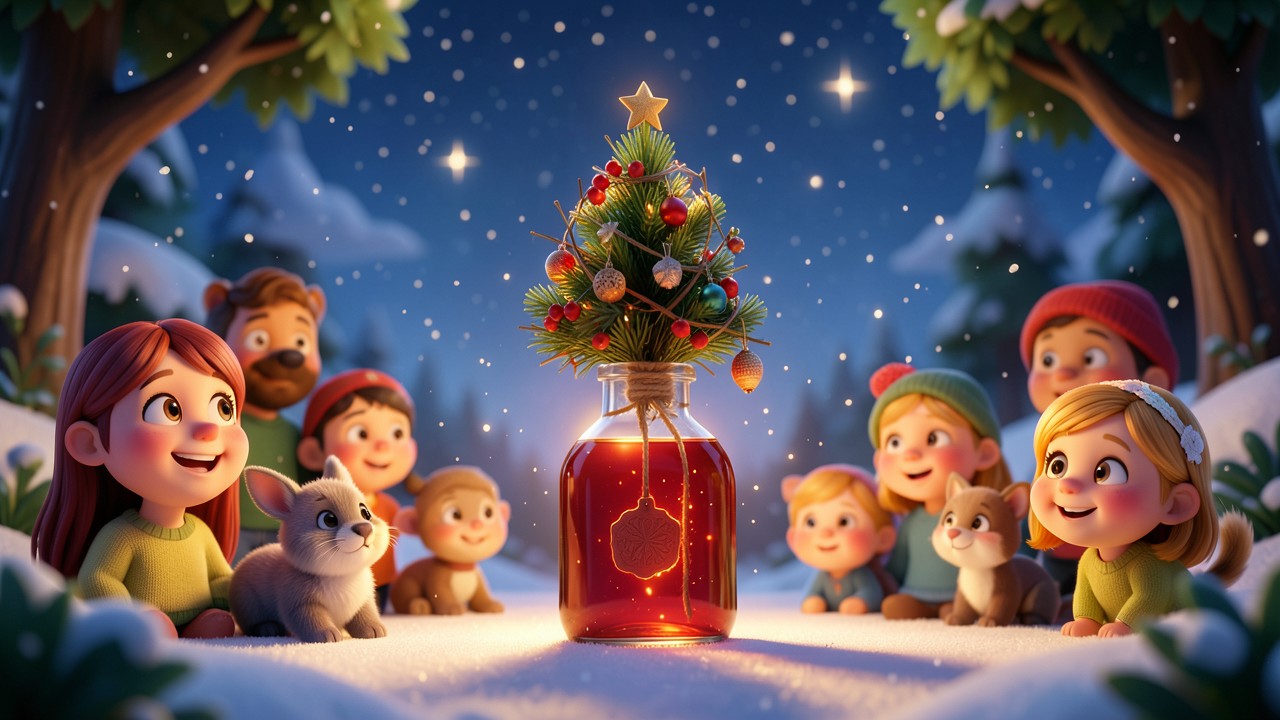 Mitmachgeschichte Weihnachten: Der kleine Glühwein