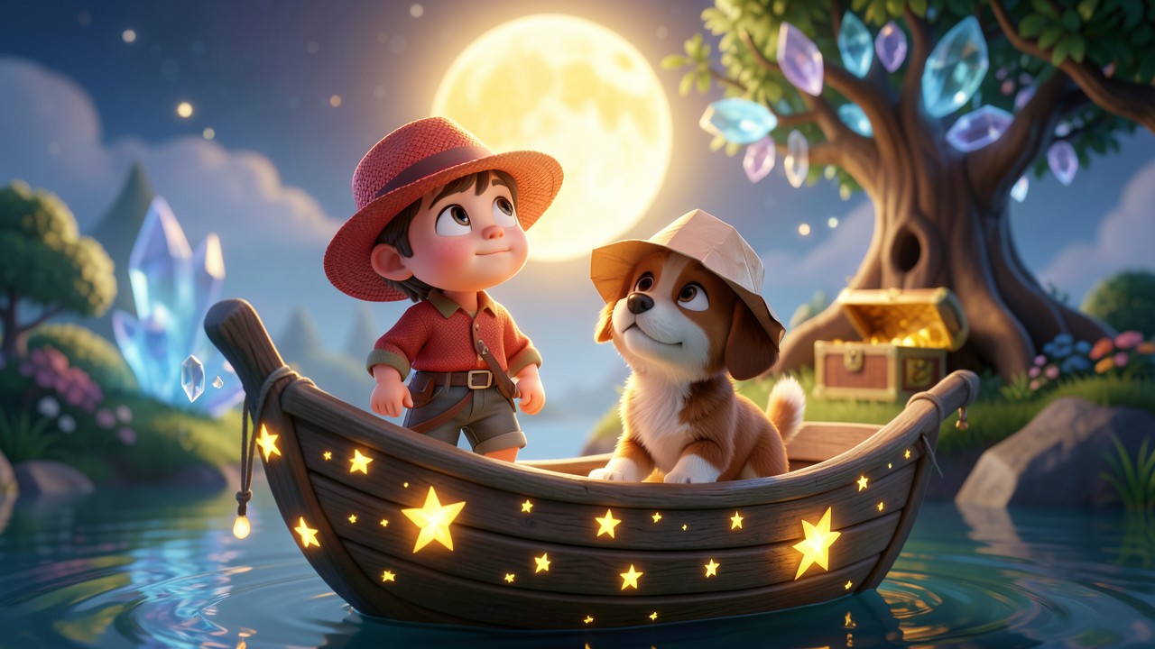 Cuentos cortos de piratas para niños: El mapa del tesoro de la luna