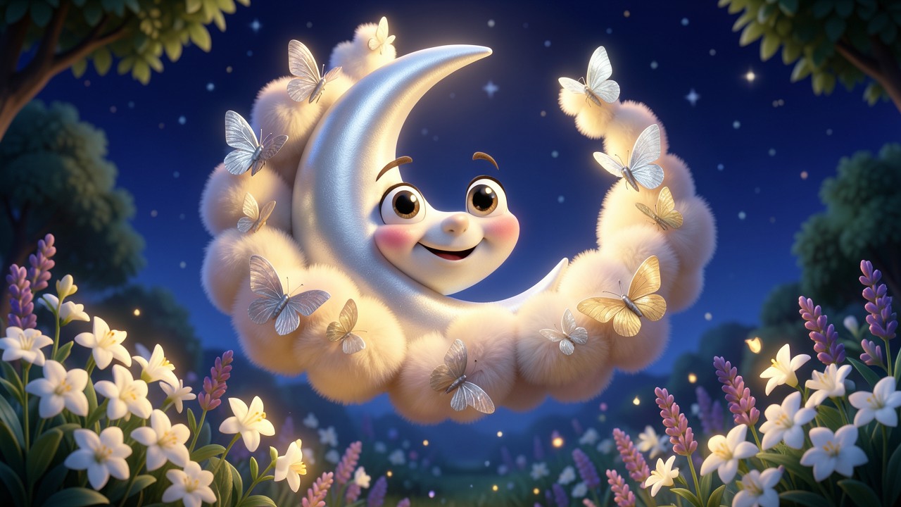 Les plus belles histoires du soir: La Lune et les Papillons de Nuit