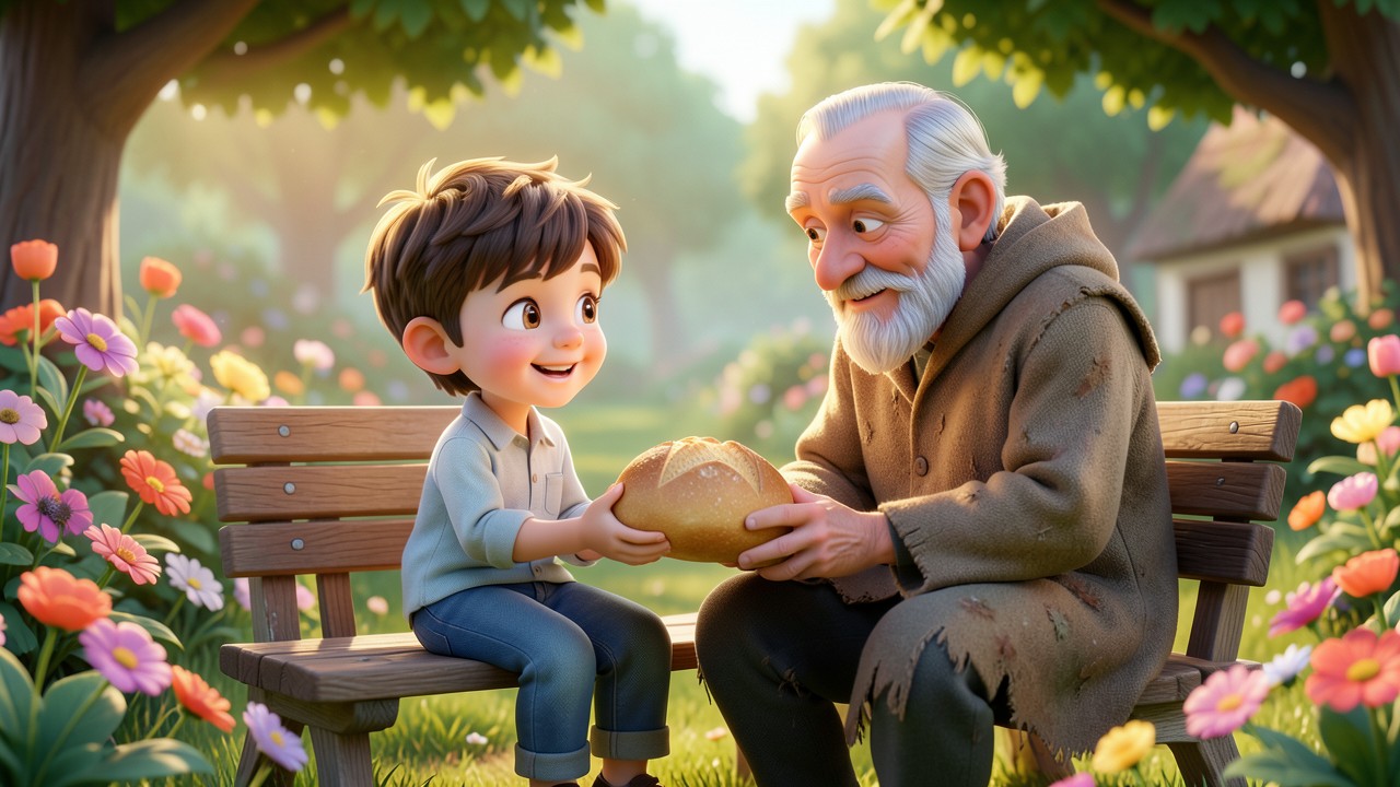 Histórias Bíblicas: O Menino que Compartilhou Seu Pão