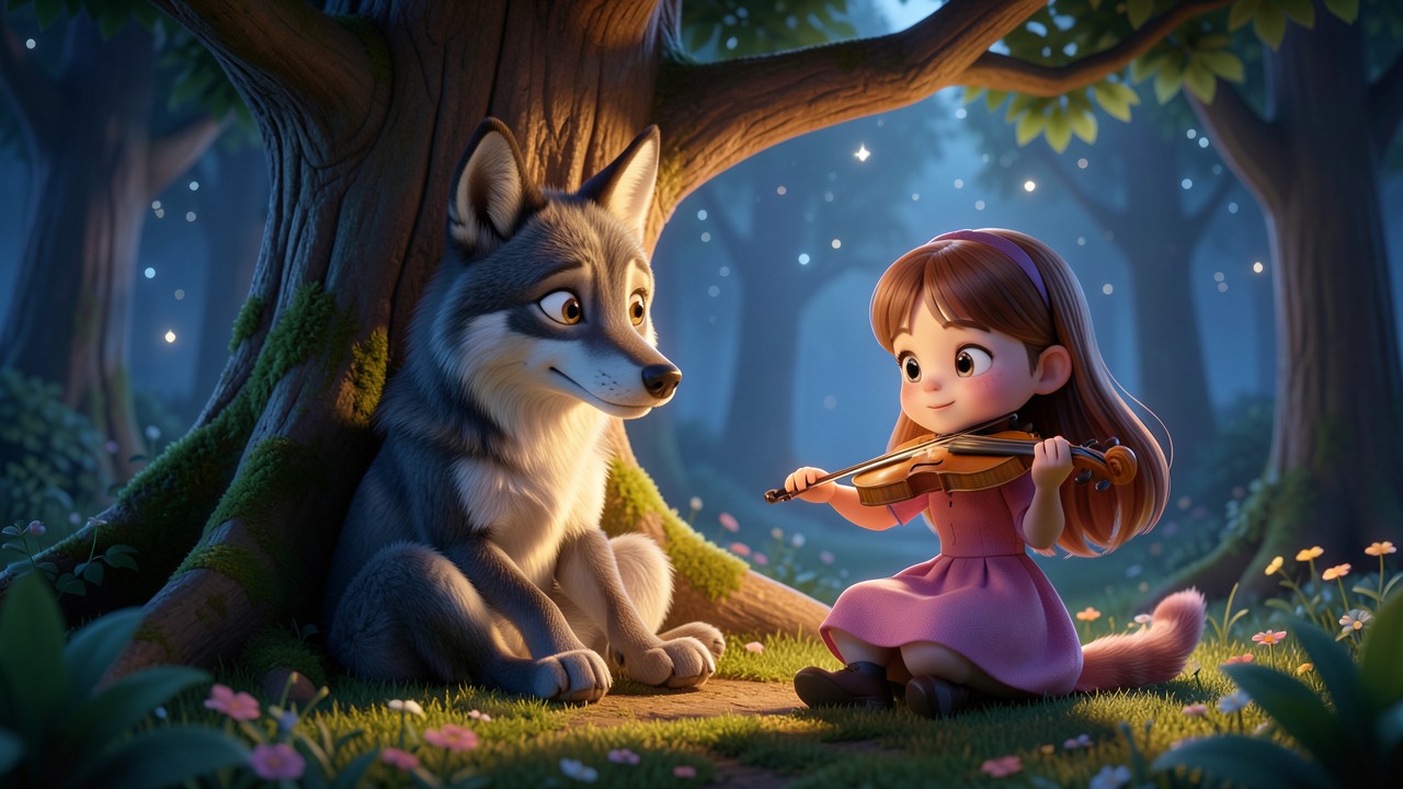 História pra criança dormir: O Lobo que Aprendeu a Cantar