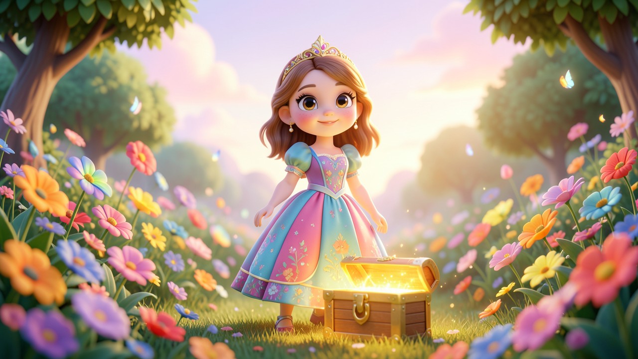 História Infantil de Princesa: A Princesa e o Baú das Cores