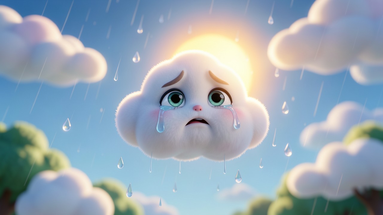 Emotional Short Stories: The Little Cloud Who Wanted to Cry