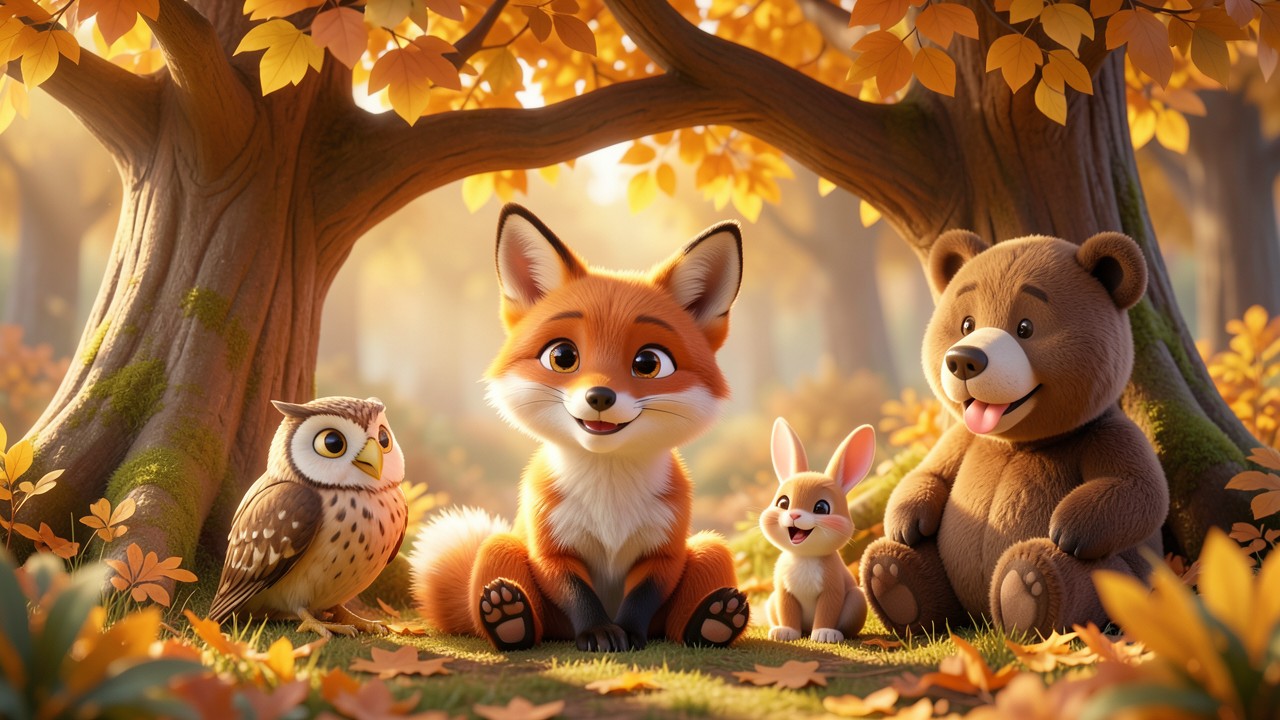 Geschichten über Tiere: Der Fuchs und das verlorene Lachen