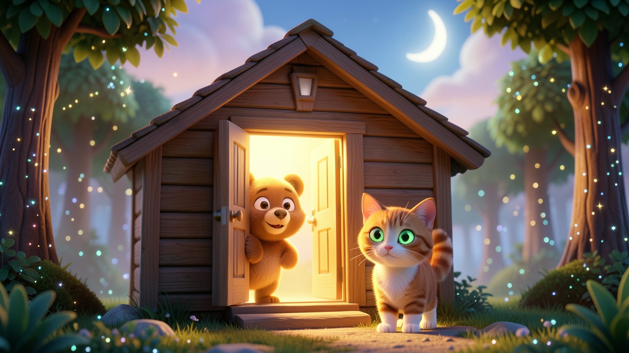 Brevi storie illustrate per bambini da stampare: La Casetta di Luce