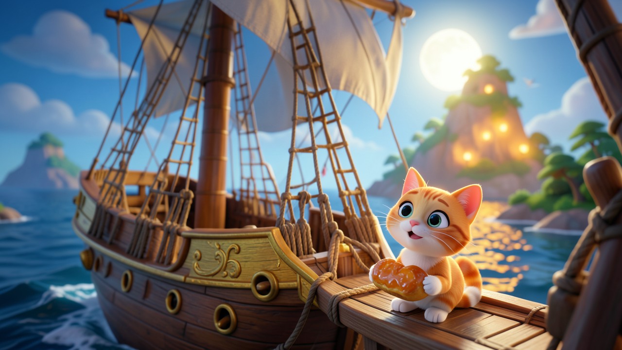 Historinha de Pirata e o Tesouro do Pão de Mel