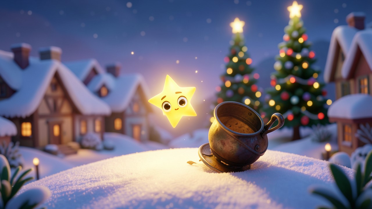 Weihnachtsgeschichten für adventskalender: Der kleine Stern und die verlorene Lampe