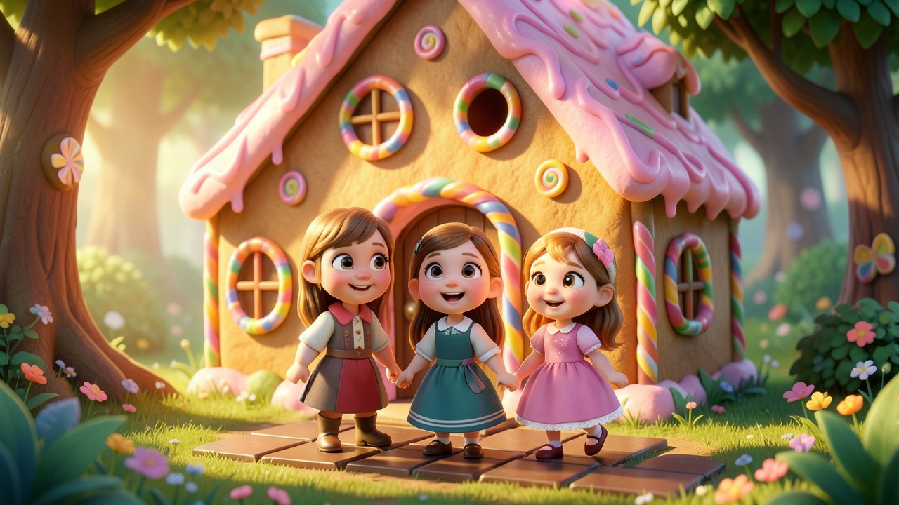 Hansel e Gretel storia breve: La casa di zucchero e la bontà