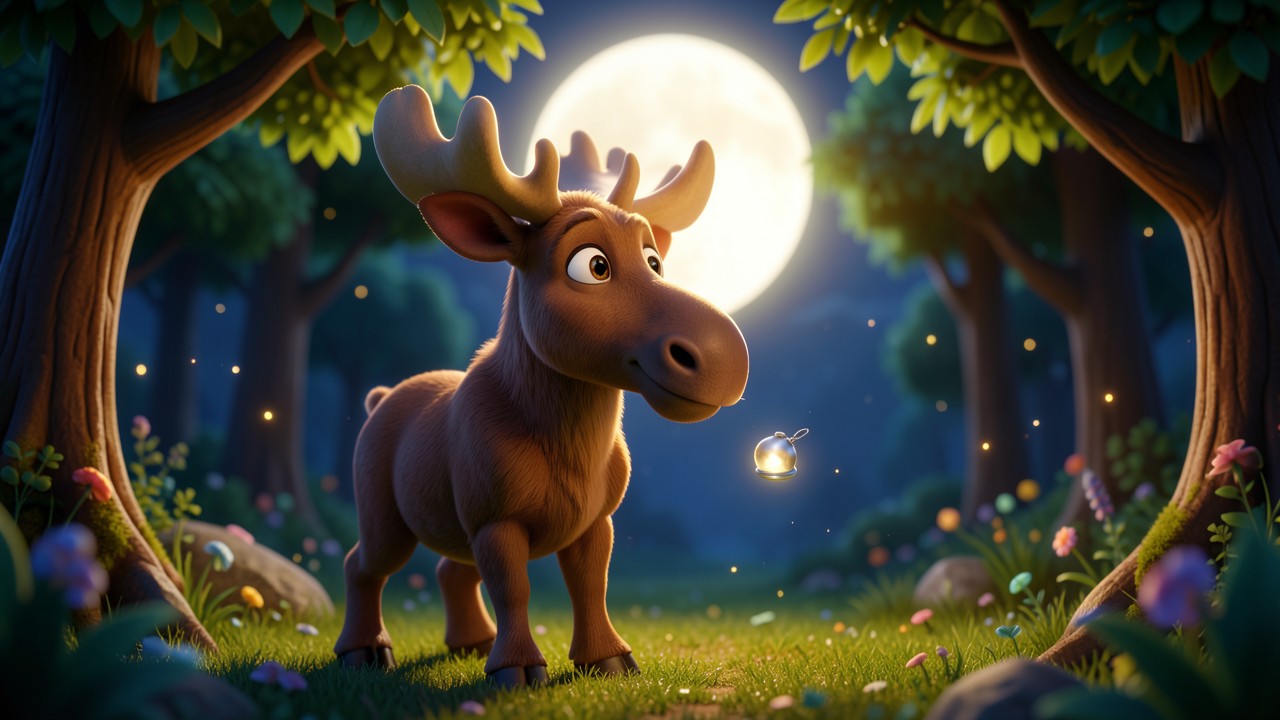 Fables and Folklore: The Tale of Moonlight and the Mischief Moose