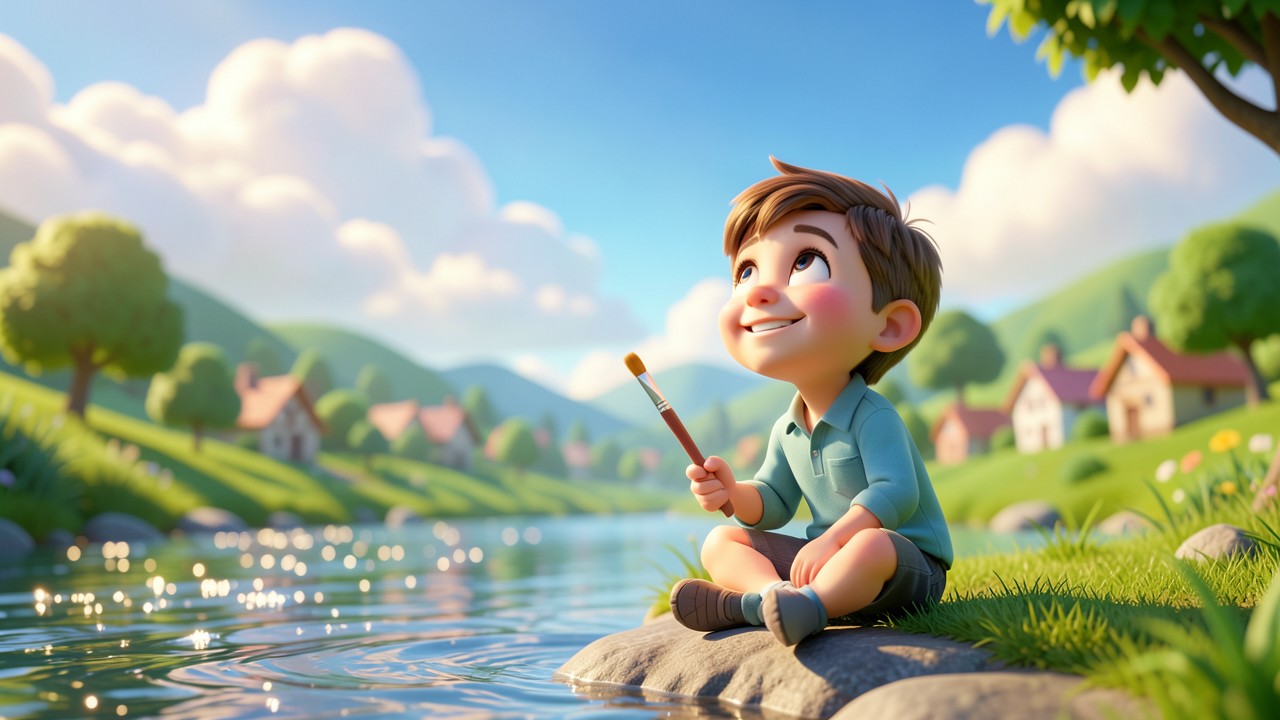 Historias inventadas para niños: El niño que hablaba con las nubes