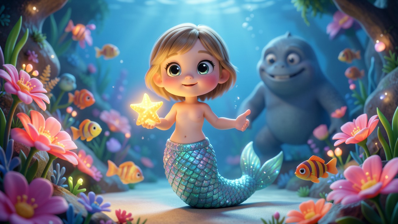Histoires pour les enfants: La Petite Sirène et le Jardin des Rêves