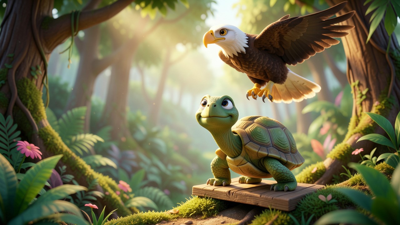 Cuentos tradicionales de México: La tortuga y el águila