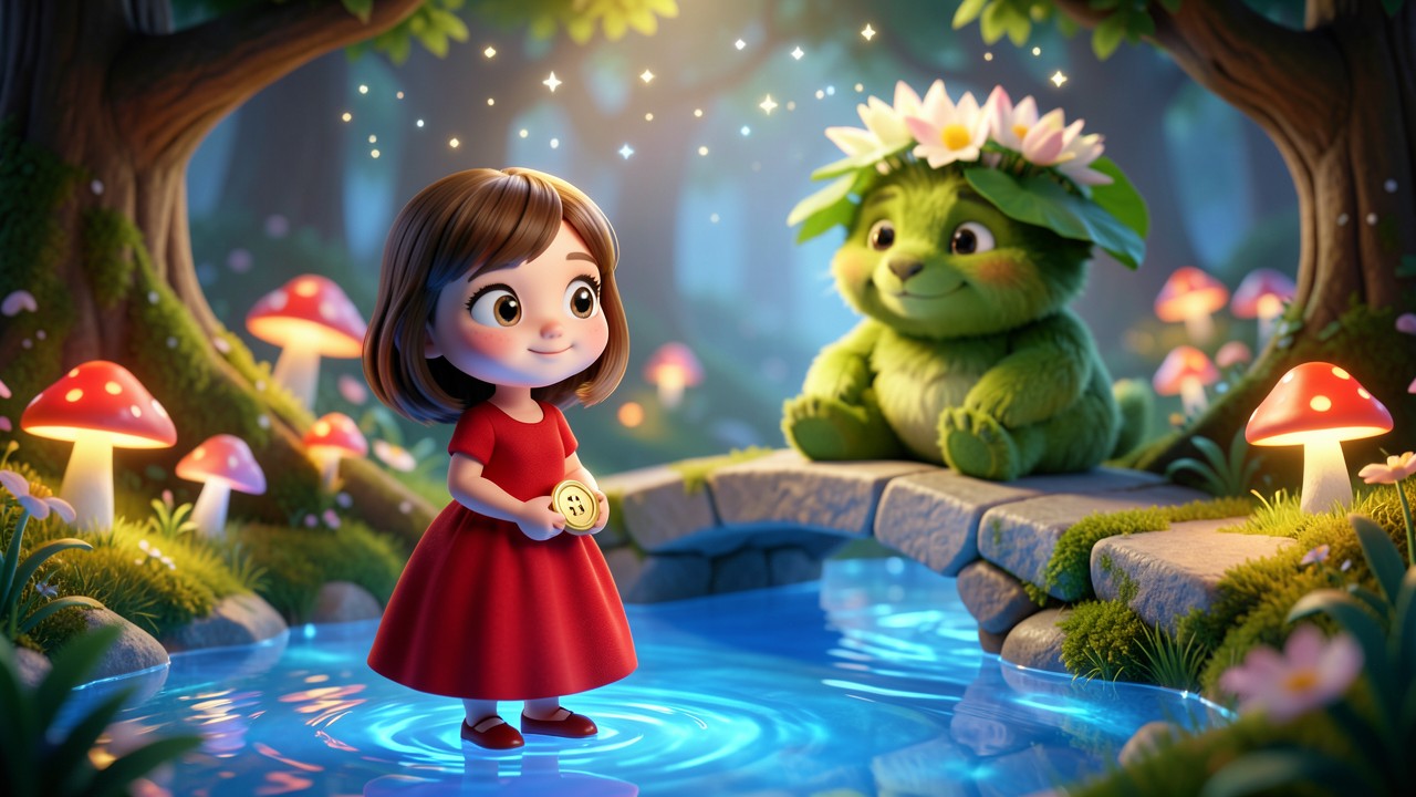 The Fairy Tale Brook and the Lost Button