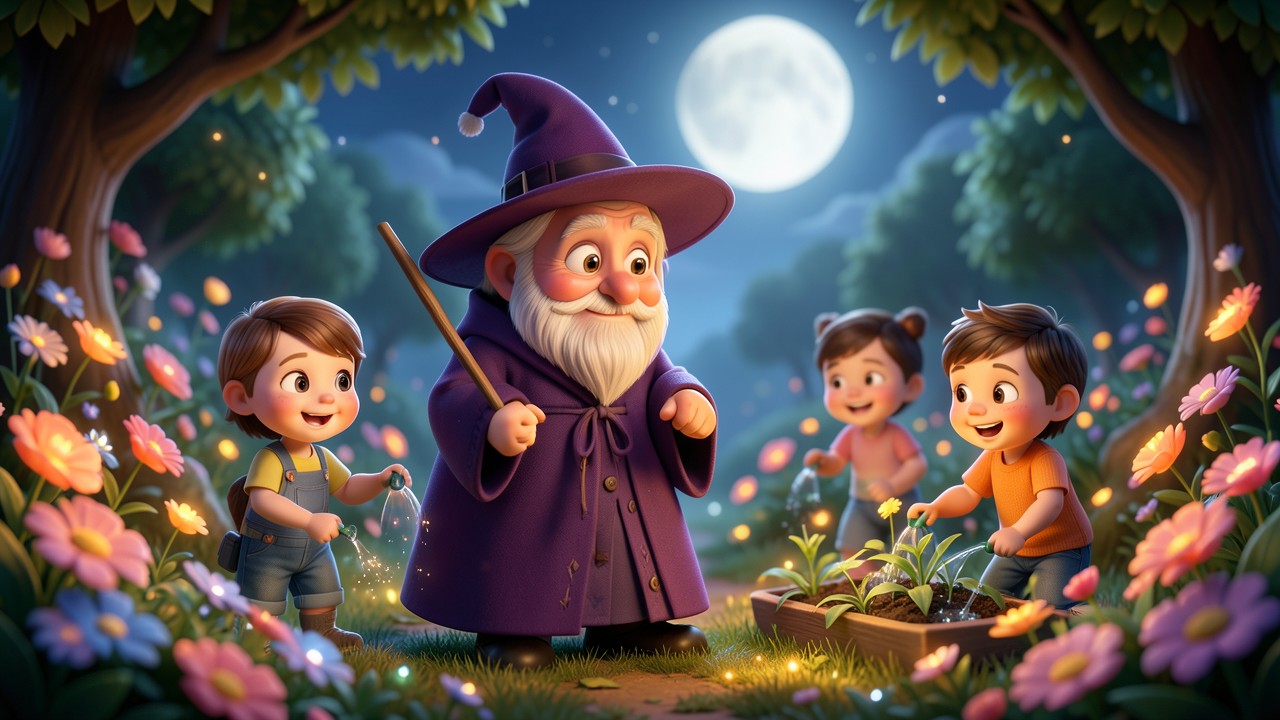 Cuentos de brujas para niños: La bruja que amaba las flores