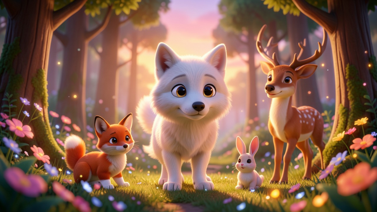 Histórias Clássicas Infantis: O Pequeno Lobo Branco