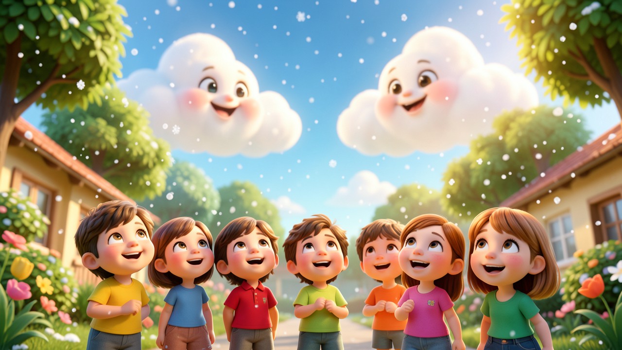 Geschichten für den Kindergarten: Das Lachen der Wolken