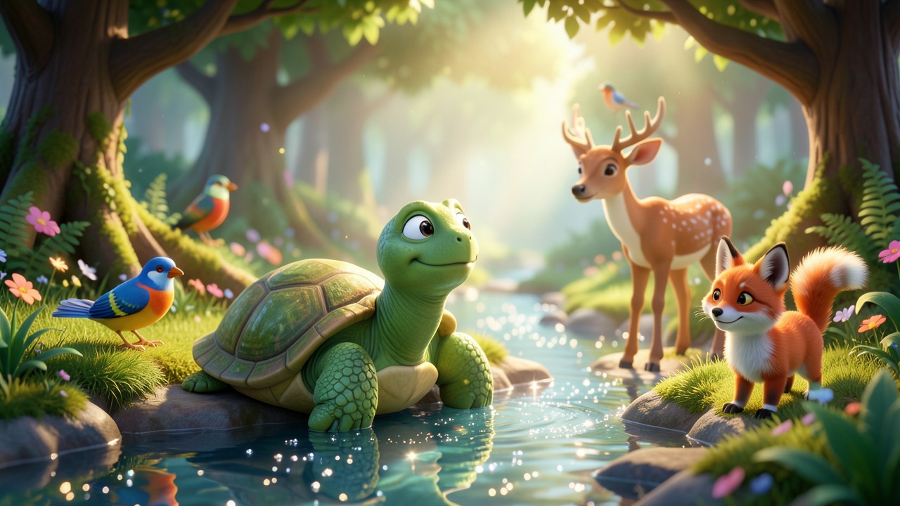 Cuento corto en mixteco y español: La tortuga que sabía cantar