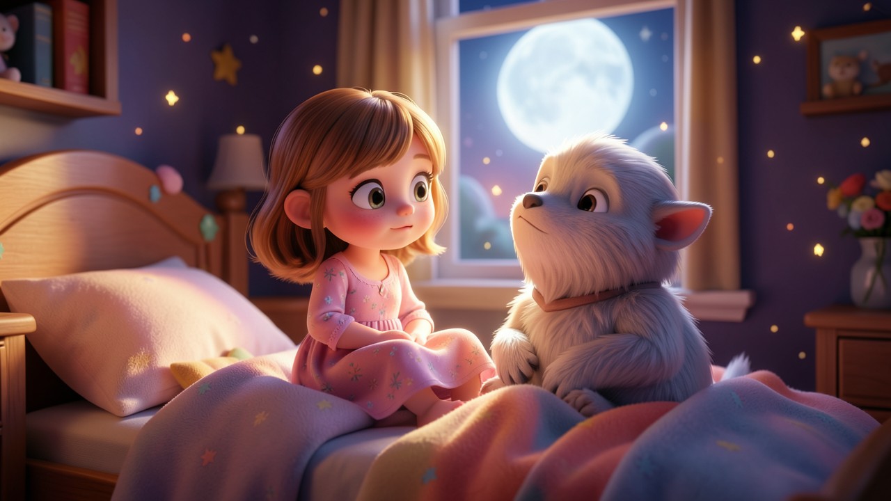 Histórias para dormir para ler: A Menina e o Monstro de Luas
