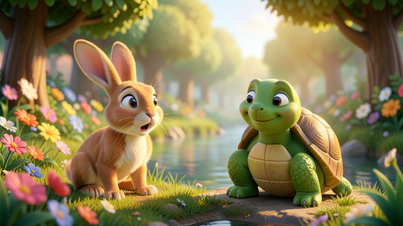La liebre y la tortuga cuento corto