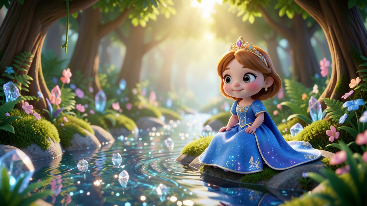 Cuentos de princesas para leer cortos: La princesa y el río de cristal
