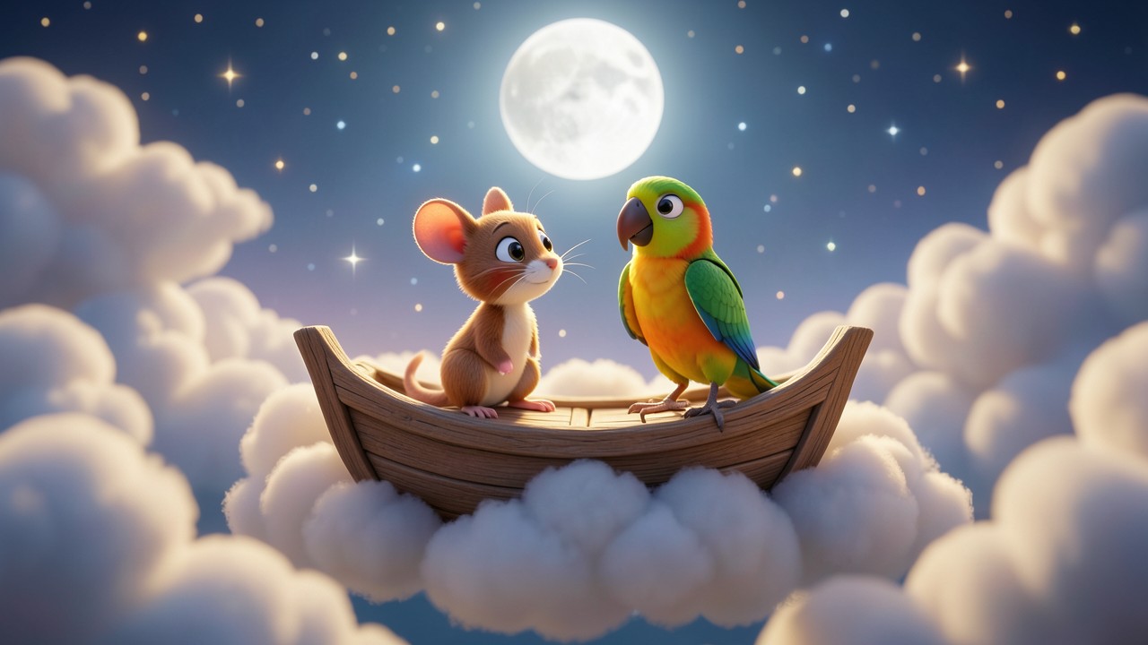 Fiabe dei fratelli grimm: La luna e il topo saggio