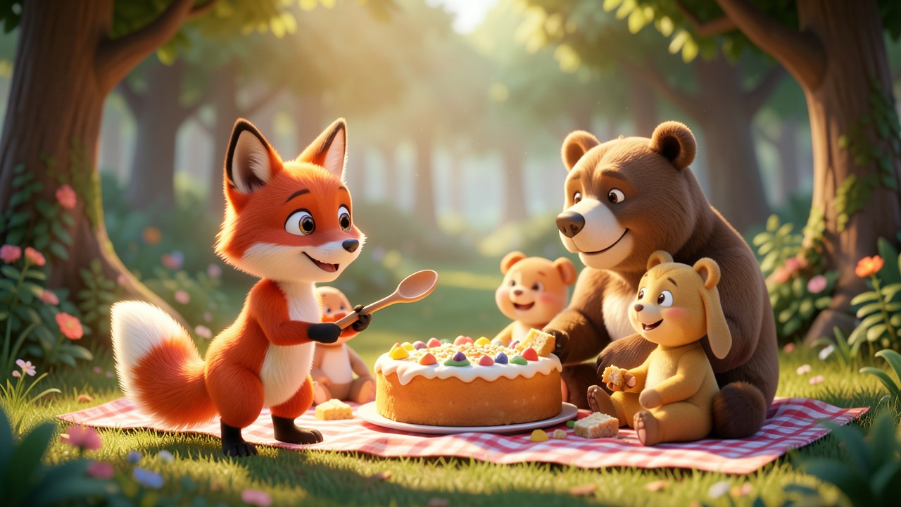 Fabel mit Moral: Der verschwundene Kuchen
