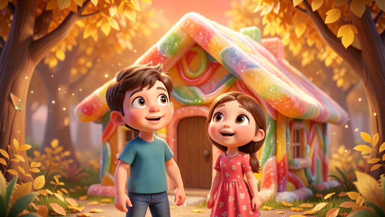 Cuento de Hansel y Gretel corto: La casa de azúcar y la amistad