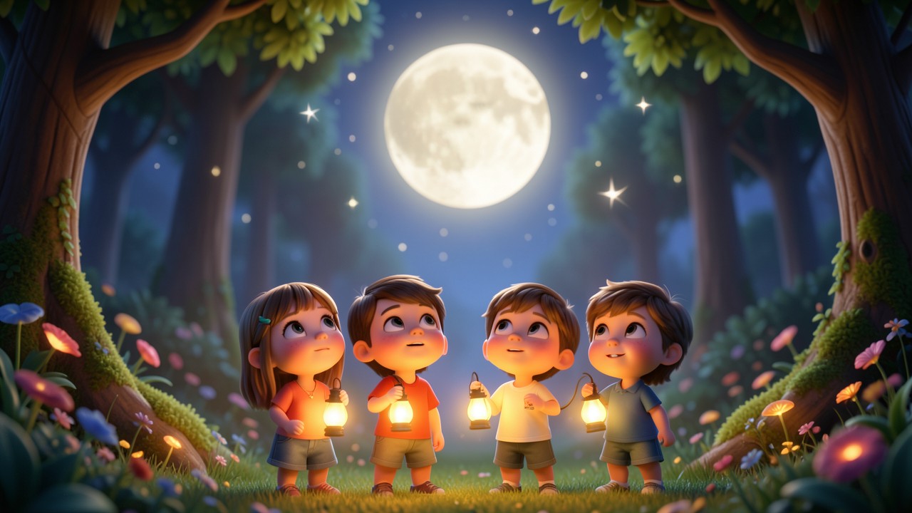 Racconti brevi per bambini: La Luna si Perde