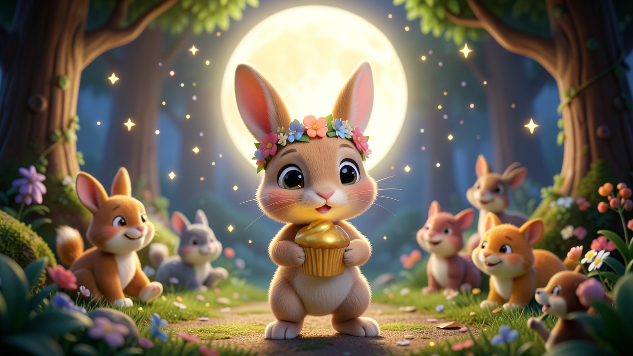 Short Bedtime Stories for Kindergarteners: The Moonlight Muffin