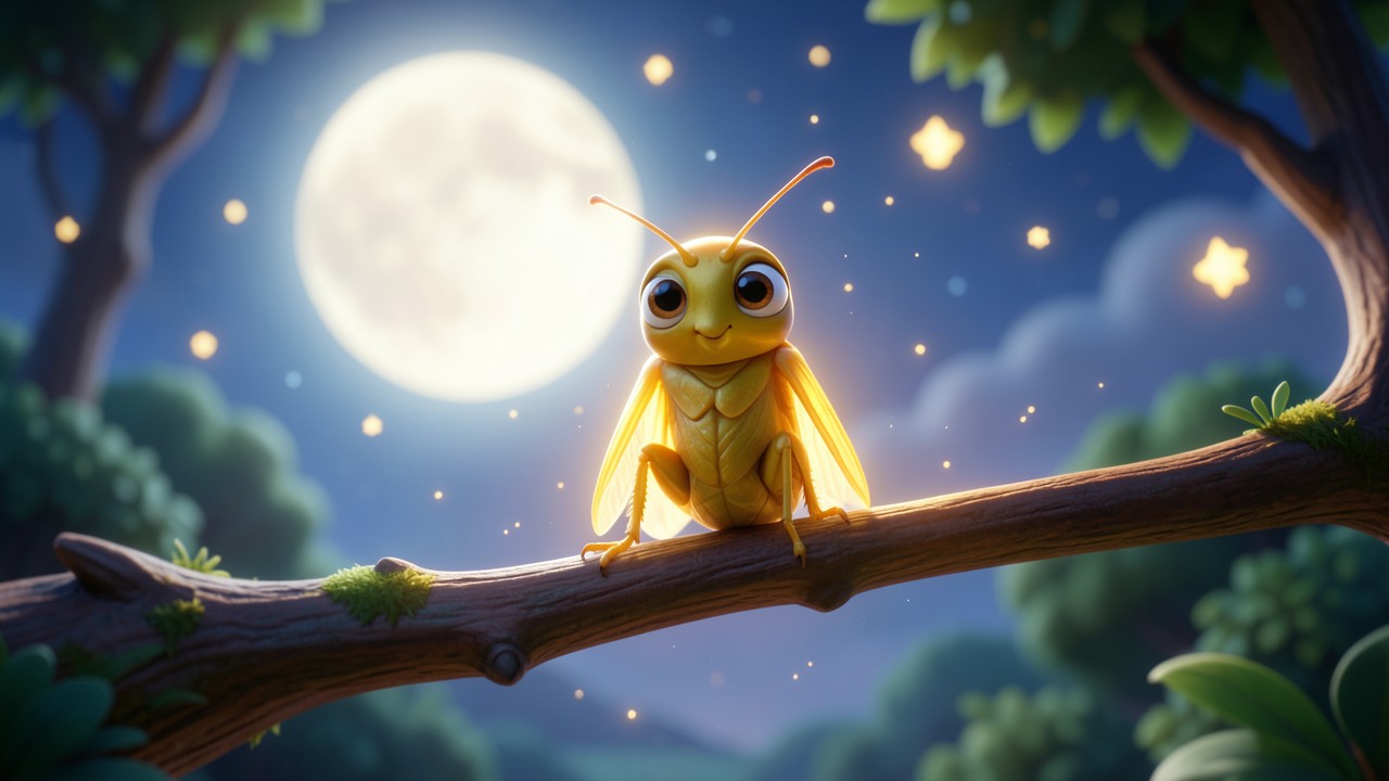 Storie della buonanotte animali: La luna e i sogni di Cicala