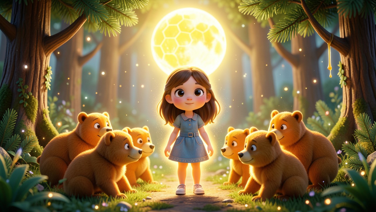 Fairy Tales with Bears: The Honeycomb Moon