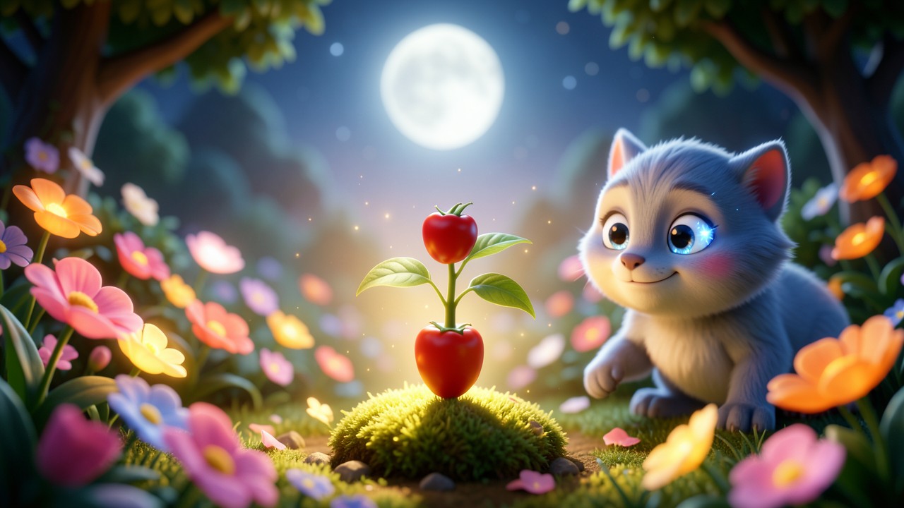 Spicy Short Stories: The Pepper Plant and the Moonlight Garden