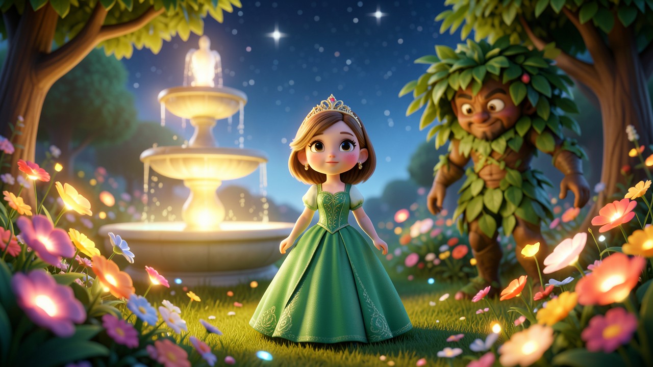 Historinha de Princesa e o Segredo do Jardim Encantado