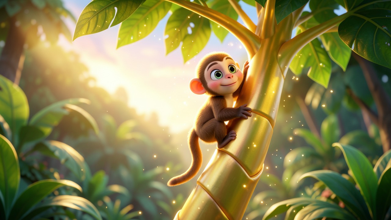 Monkey Stories: The Banana Tree's Secret