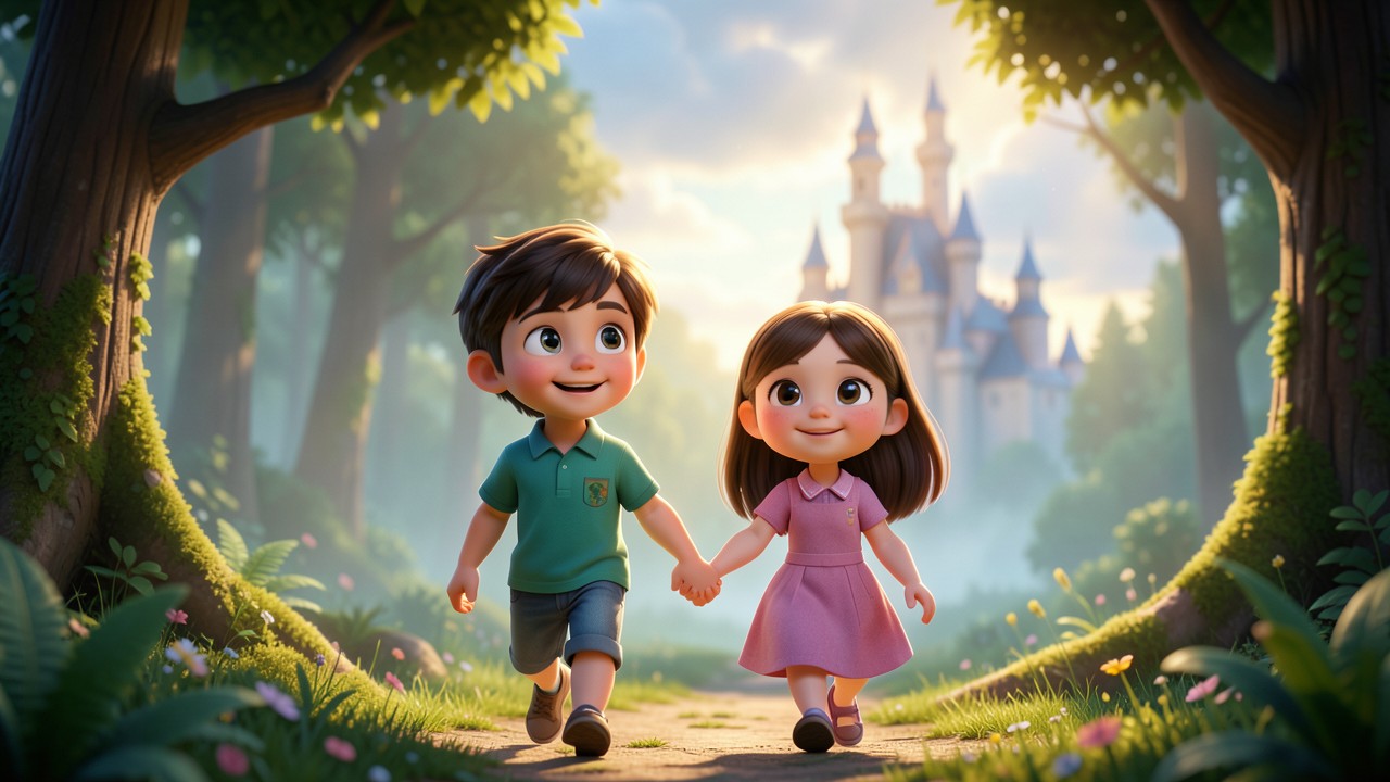 La hermana de Hansel en el famoso cuento de niños