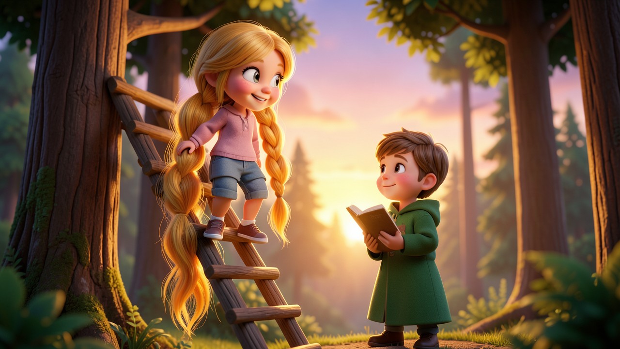 Conto da Rapunzel: A Menina do Cabelo de Ouro
