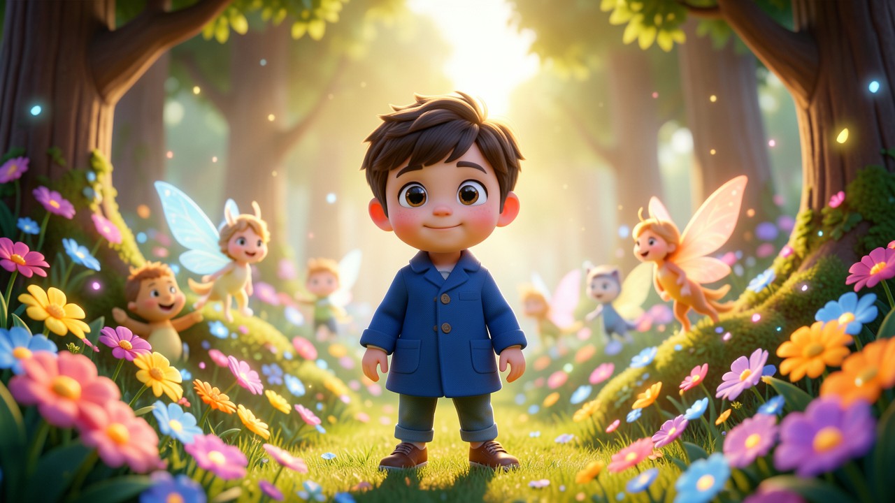 Le Personnage de Conte de Fée et le Jardin des Rêves