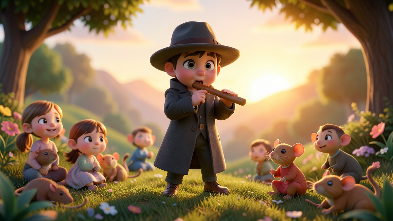 El flautista de Hamelin cuento corto: La magia de las notas