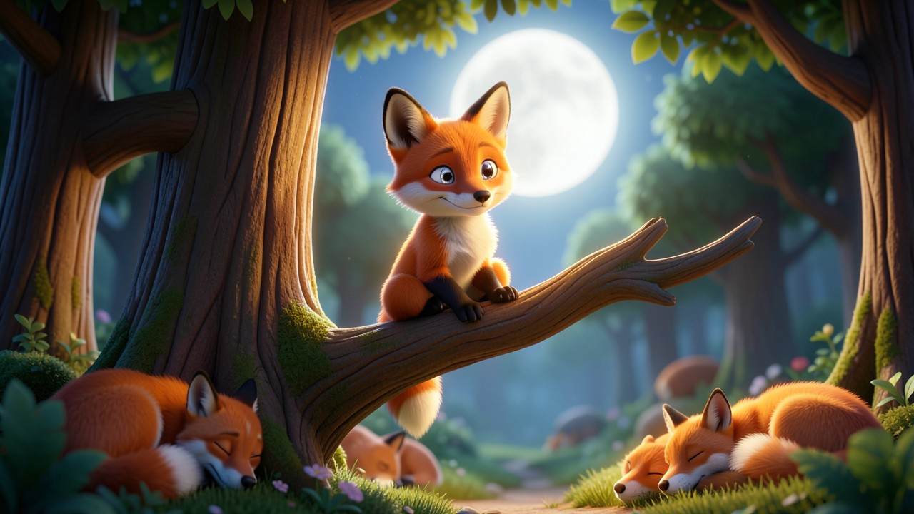 Lustige Gute Nacht Geschichten vom Mondfuchs