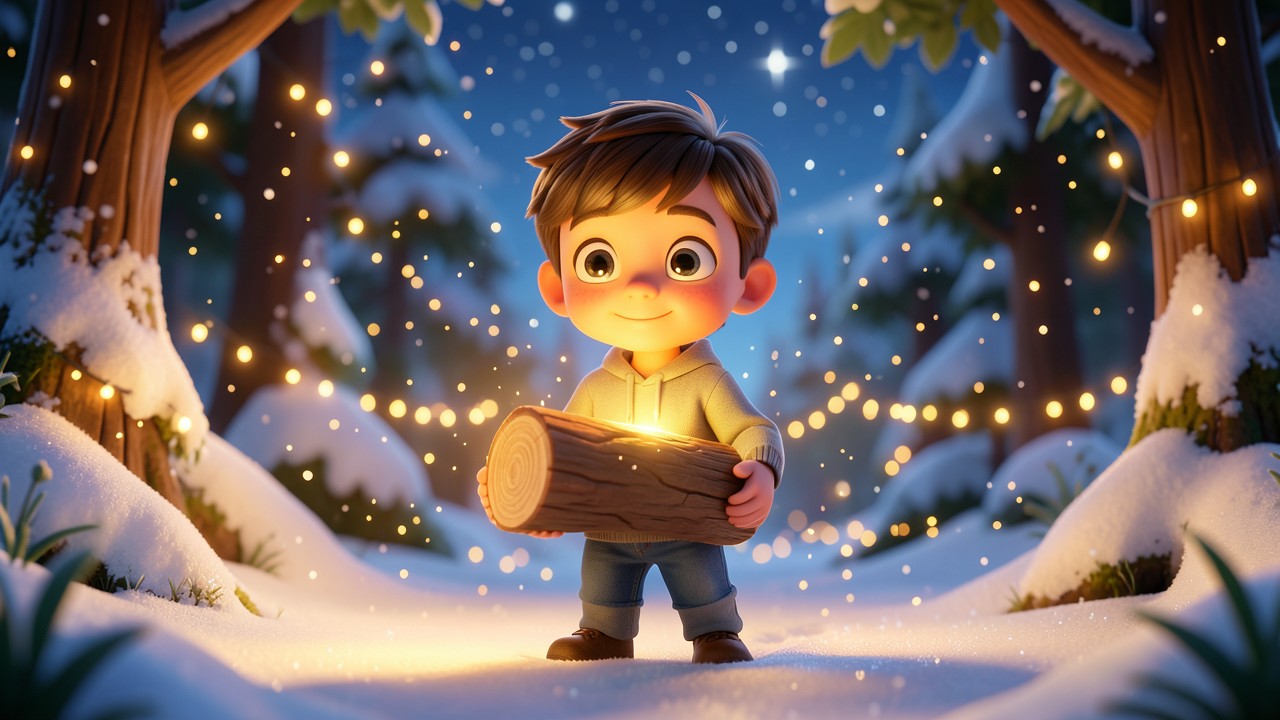 Conte sur Noël: La Bûche de Noël qui chantait