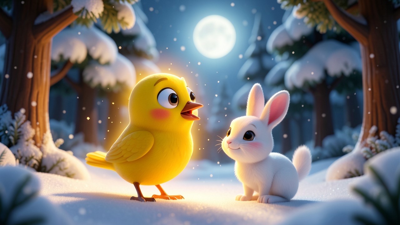 Fabulas Infantil Pequenas: O Pássaro que Sabia Cantar o Inverno